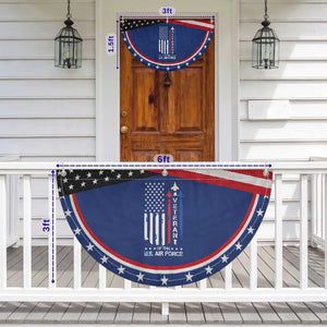 Air Force Veteran Patriotic Fan Flag Vintage US Flag