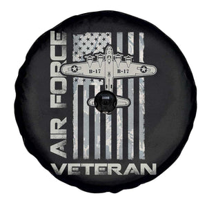 Air Force Veteran Spare Tire Cover Vintage Camo USA Flag Veterans TS10 Print Your Wear