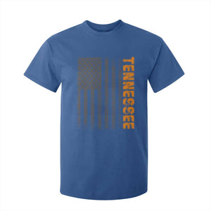 Vintage Tennessee T Shirt For Kid Retro Orange TN USA Flag Patriotic US State TS10 Royal Blue Print Your Wear