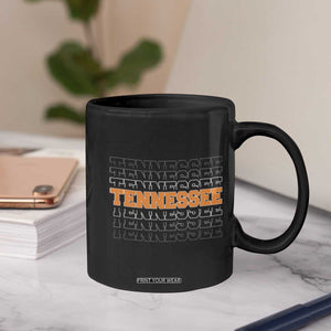 Vintage Tennessee Coffee Mug Throwback Design Classic TN Orange US State TS10 Print Your Wear