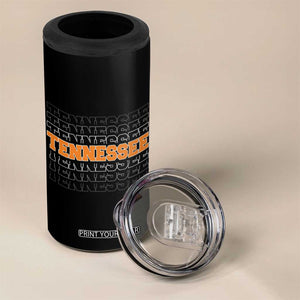 Vintage Tennessee 4 in 1 Can Cooler Tumbler Throwback Design Classic TN Orange US State TS10 Print Your Wear