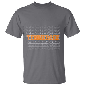 Vintage Tennessee T Shirt Throwback Design Classic TN Orange US State TS10 Charcoal Print Your Wear