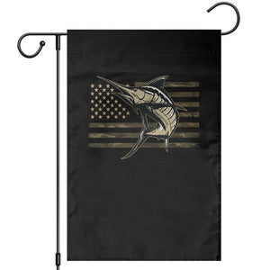 Fishing Camouflage US Flag Garden Flag Swordfish Fish Fisherman Camo TS10 Black Print Your Wear