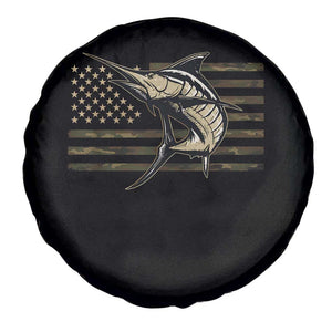 Fishing Camouflage US Flag Spare Tire Cover Swordfish Fish Fisherman Camo TS10 Print Your Wear