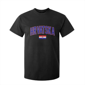 Hrvatska Flag T Shirt For Kid Croatia Vintage Zagreb Croatian Jersey Retro