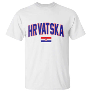 Hrvatska Flag T Shirt Croatia Vintage Zagreb Croatian Jersey Retro