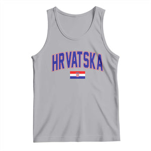 Hrvatska Flag Tank Top Croatia Vintage Zagreb Croatian Jersey Retro