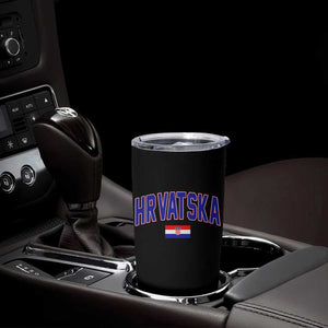 Hrvatska Flag Tumbler Cup Croatia Vintage Zagreb Croatian Jersey Retro