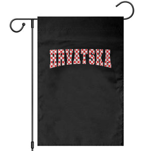 Vintage Hrvatska Garden Flag Retro Varsity Croatia Zagreb Croatian Flag