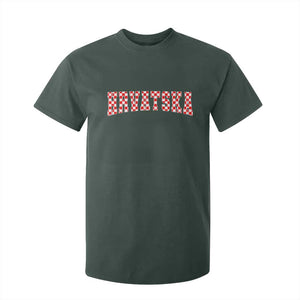 Vintage Hrvatska T Shirt For Kid Retro Varsity Croatia Zagreb Croatian Flag