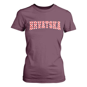 Vintage Hrvatska T Shirt For Women Retro Varsity Croatia Zagreb Croatian Flag