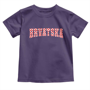 Vintage Hrvatska Toddler T Shirt Retro Varsity Croatia Zagreb Croatian Flag