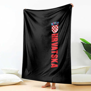 Hrvatska Throw Blanket Vintage Croatia Zagreb Croatian