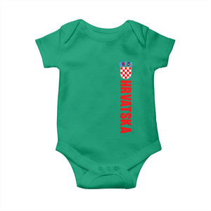 Hrvatska Baby Onesie Vintage Croatia Zagreb Croatian