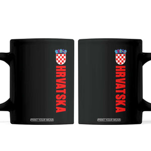 Hrvatska Coffee Mug Vintage Croatia Zagreb Croatian