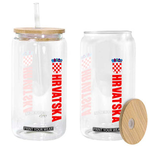 Hrvatska Glass Can Vintage Croatia Zagreb Croatian