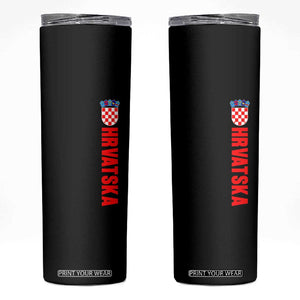 Hrvatska Skinny Tumbler Vintage Croatia Zagreb Croatian