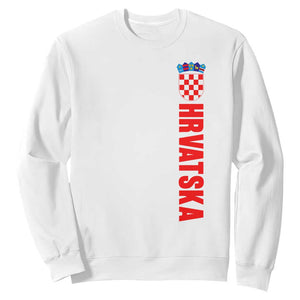 Hrvatska Sweatshirt Vintage Croatia Zagreb Croatian