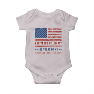 Patriotic 50th Birthday USA 250th Anniversary Baby Onesie 250 Years of Liberty 1976 50 Year Old Gift