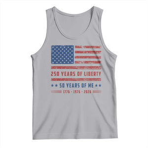 Patriotic 50th Birthday USA 250th Anniversary Tank Top 250 Years of Liberty 1976 50 Year Old Gift