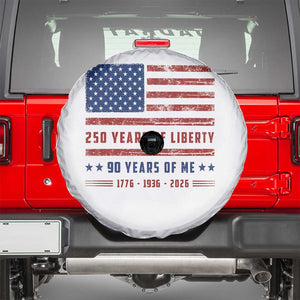 Patriotic 90th Birthday USA 250th Anniversary Spare Tire Cover 250 Years of Liberty 1936 90 Year Old Gift