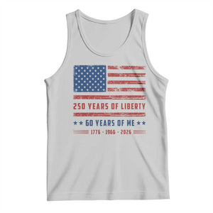 Patriotic 60th Birthday USA 250th Anniversary Tank Top 250 Years of Liberty 1966 60 Year Old Gift
