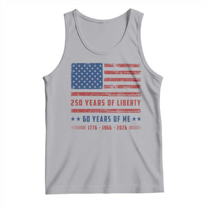 Patriotic 60th Birthday USA 250th Anniversary Tank Top 250 Years of Liberty 1966 60 Year Old Gift
