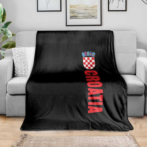 Croatia Throw Blanket Vintage Hrvatska Zagreb Croatian