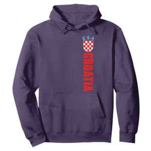 Croatia Hoodie Vintage Hrvatska Zagreb Croatian