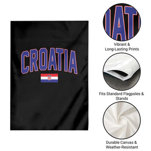 Croatia Flag Garden Flag Vintage Hrvatska Flag Zagreb Croatian Jersey Retro
