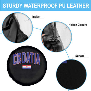 Croatia Flag Spare Tire Cover Vintage Hrvatska Flag Zagreb Croatian Jersey Retro