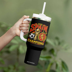 Spain Champions 2026 Tumbler With Handle Spanish Soccer Fan Graphic