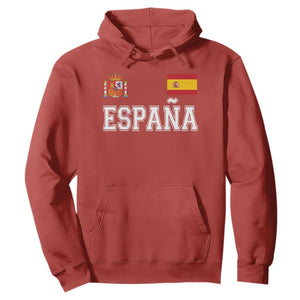 Spain Espana Hoodie Vintage Spanish Flag Royal Crest Graphic