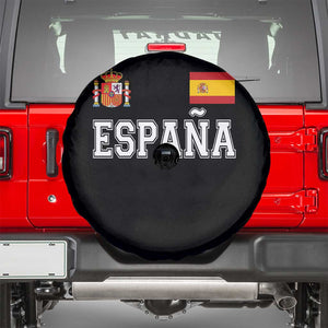 Spain Espana Spare Tire Cover Vintage Spanish Flag Royal Crest Graphic