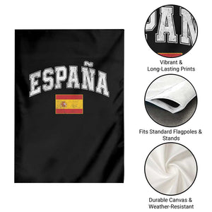 España Vintage Spanish Flag Pride Graphic Garden Flag