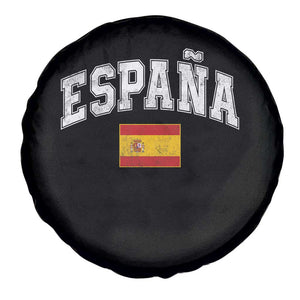 España Vintage Spanish Flag Pride Graphic Spare Tire Cover