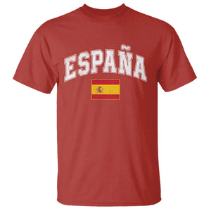 España Vintage Spanish Flag Pride Graphic T Shirt