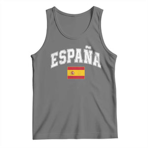 España Vintage Spanish Flag Pride Graphic Tank Top