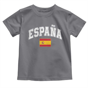 España Vintage Spanish Flag Pride Graphic Toddler T Shirt