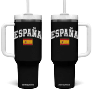 España Vintage Spanish Flag Pride Graphic Tumbler With Handle