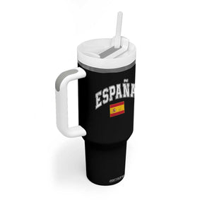 España Vintage Spanish Flag Pride Graphic Tumbler With Handle