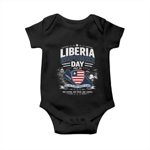Liberia Independence Day July 26 Patriotic Pride Baby Onesie