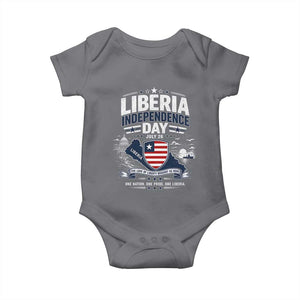 Liberia Independence Day July 26 Patriotic Pride Baby Onesie