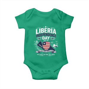 Liberia Independence Day July 26 Patriotic Pride Baby Onesie