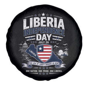 Liberia Independence Day July 26 Patriotic Pride Spare Tire Cover