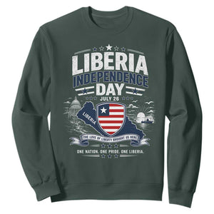 Liberia Independence Day July 26 Patriotic Pride Sweatshirt