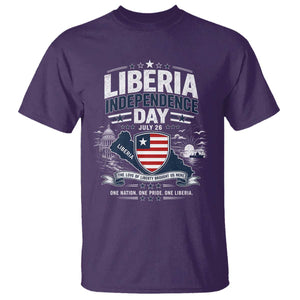 Liberia Independence Day July 26 Patriotic Pride T Shirt