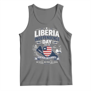 Liberia Independence Day July 26 Patriotic Pride Tank Top