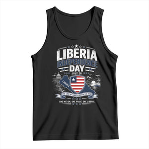 Liberia Independence Day July 26 Patriotic Pride Tank Top