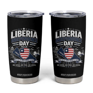 Liberia Independence Day July 26 Patriotic Pride Tumbler Cup
